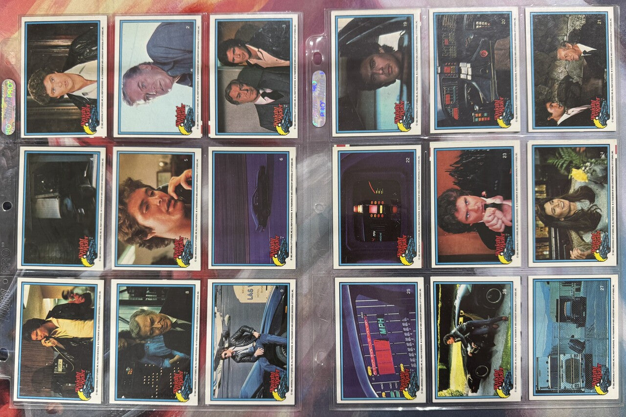 1982 Donruss Knight Rider Complete Card Set (55) NM