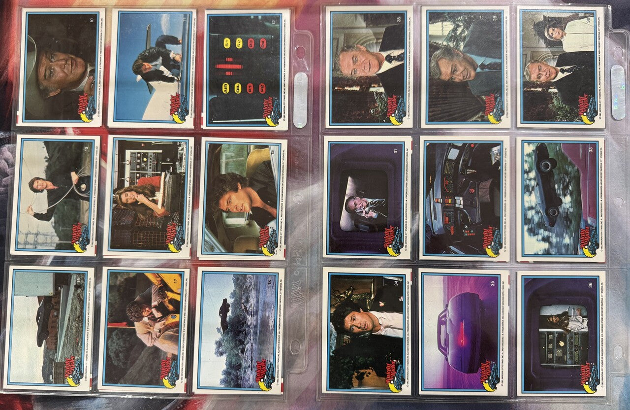 1982 Donruss Knight Rider Complete Card Set (55) NM
