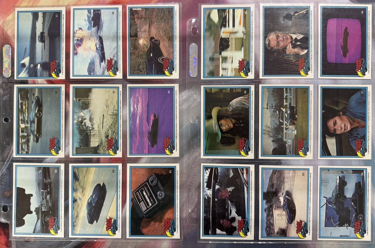 1982 Donruss Knight Rider Complete Card Set (55) NM