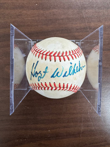 Hoyt Wilhelm Signed Autographed Rawlings ONL Baseball JSA