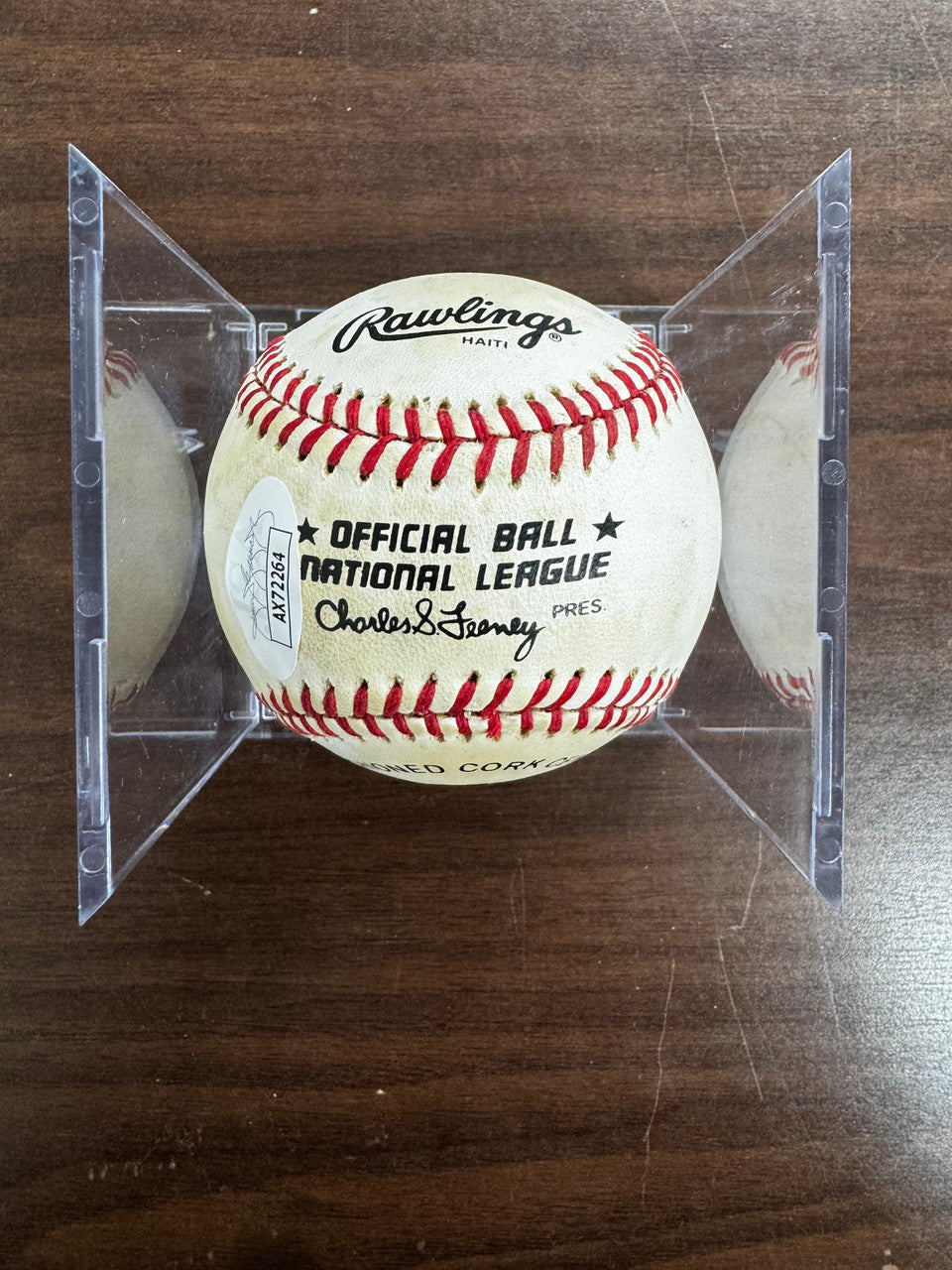 Hoyt Wilhelm Signed Autographed Rawlings ONL Baseball JSA