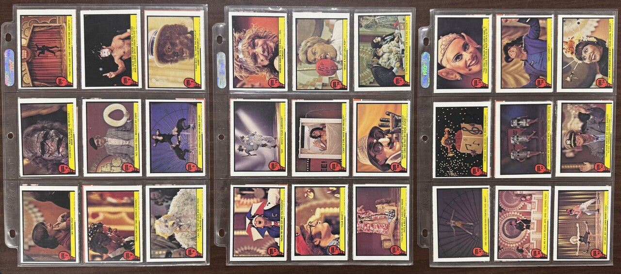 1976 Fleer The Gong Show Complete Card Set (66) W/ Stickers (10) NM