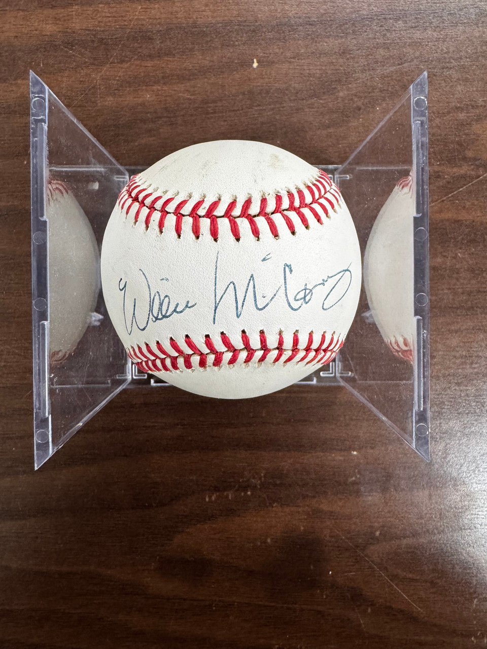 Willie McCovey Signed Autographed Rawlings OAL Baseball JSA *595