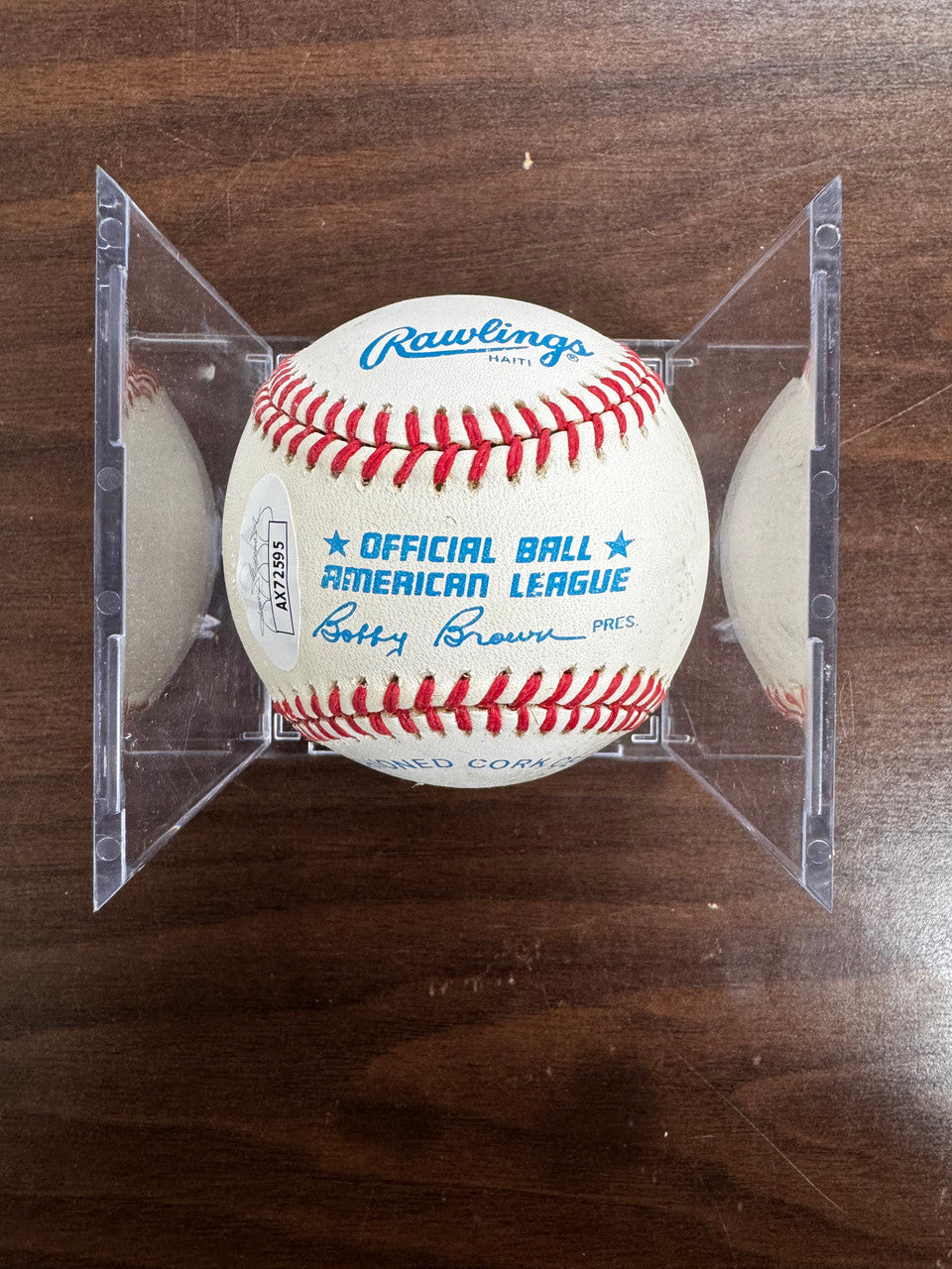 Willie McCovey Signed Autographed Rawlings OAL Baseball JSA *595