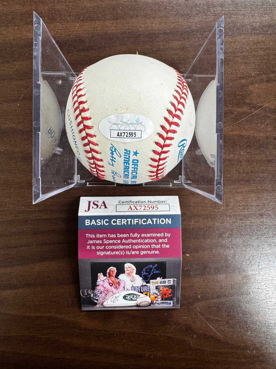 Willie McCovey Signed Autographed Rawlings OAL Baseball JSA *595