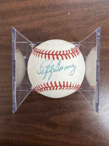 Lefty Gomez Signed Autographed Rawlings OAL Baseball JSA *217