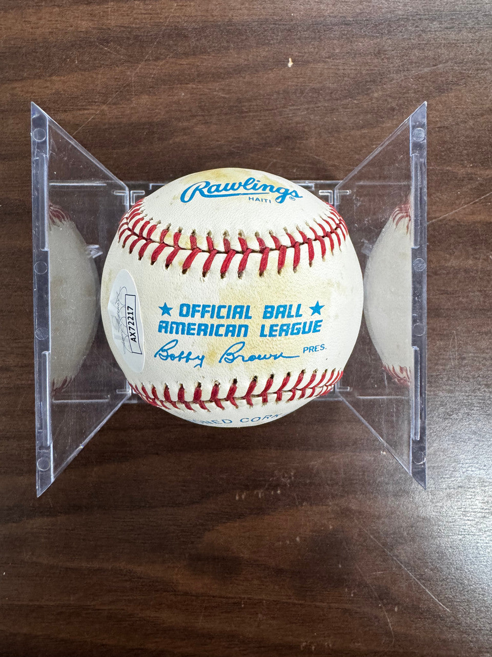 Lefty Gomez Signed Autographed Rawlings OAL Baseball JSA *217