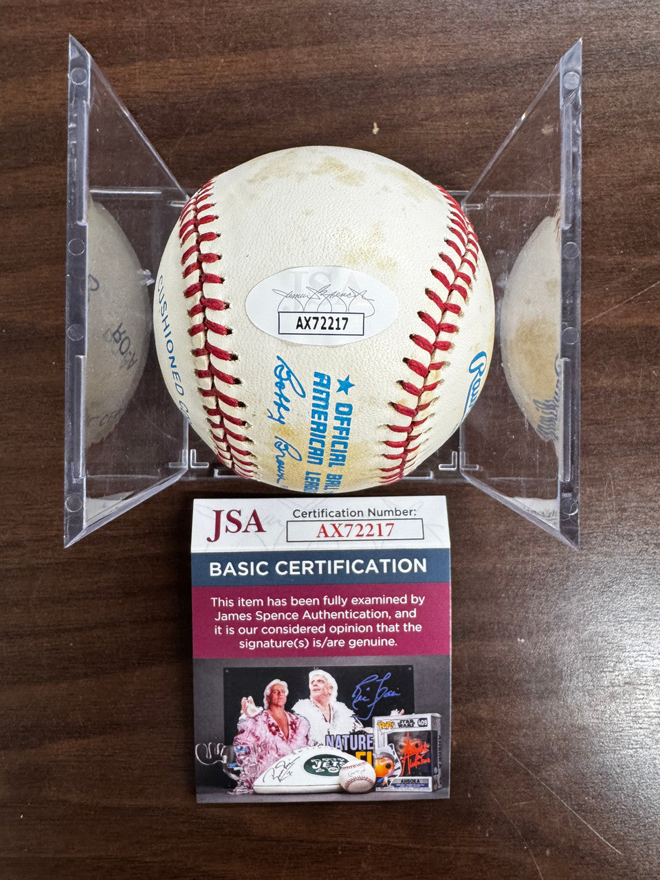 Lefty Gomez Signed Autographed Rawlings OAL Baseball JSA *217