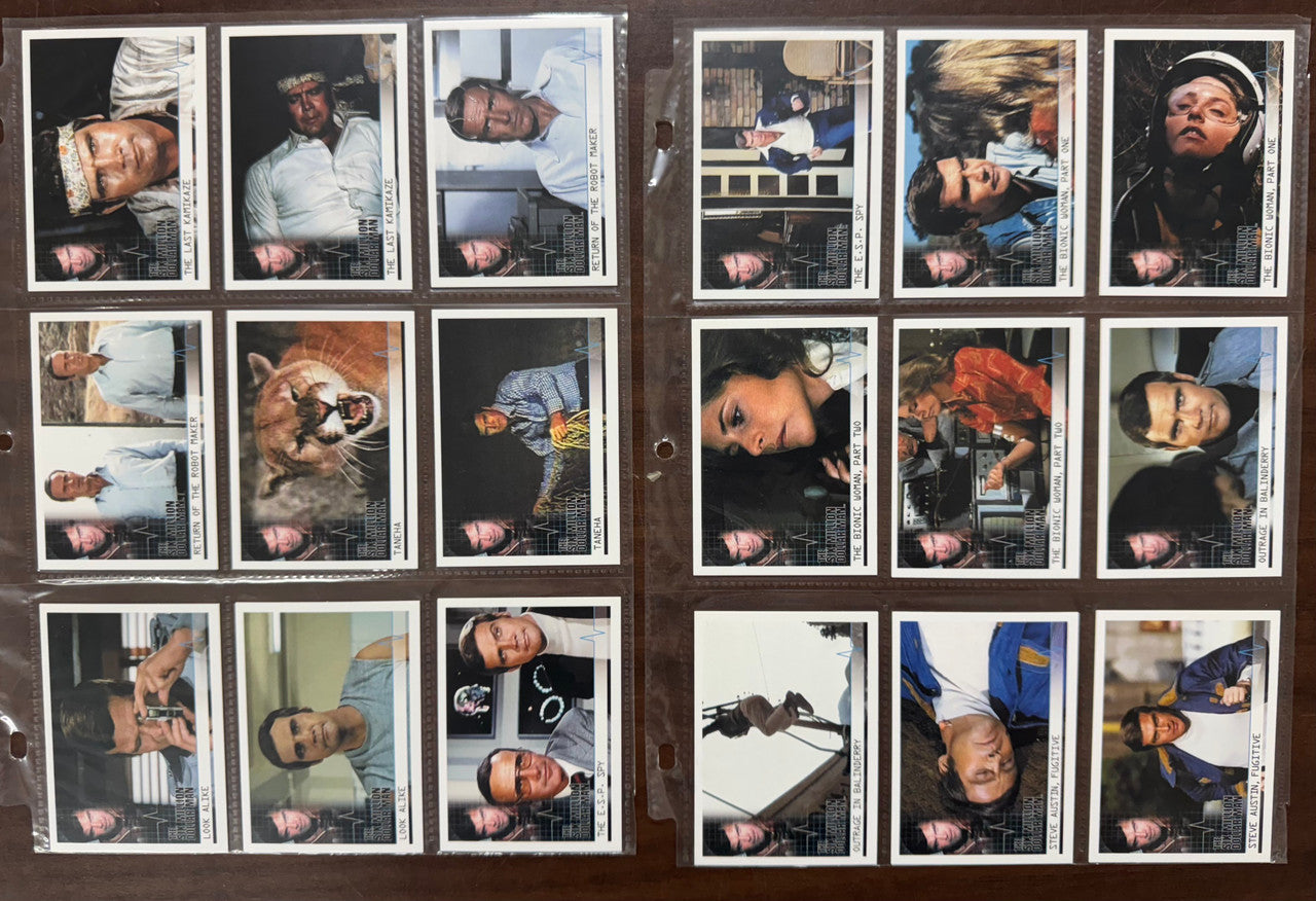 2004 Rittenhouse The Six Million Dollar Man Complete Card Set (72)