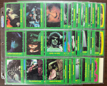 1979 Topps Marvel The Hulk Complete Card Set (88) W/ Stickers (17/22) EX