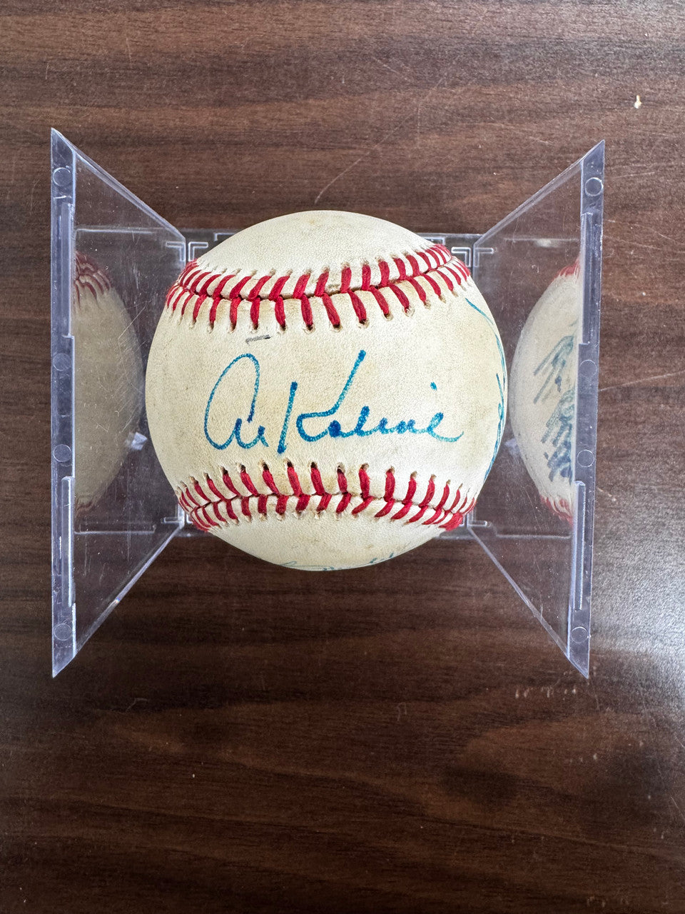 Kaline, Brookens, Hiller ++ Signed Autographed Rawlings OAL Baseball JSA