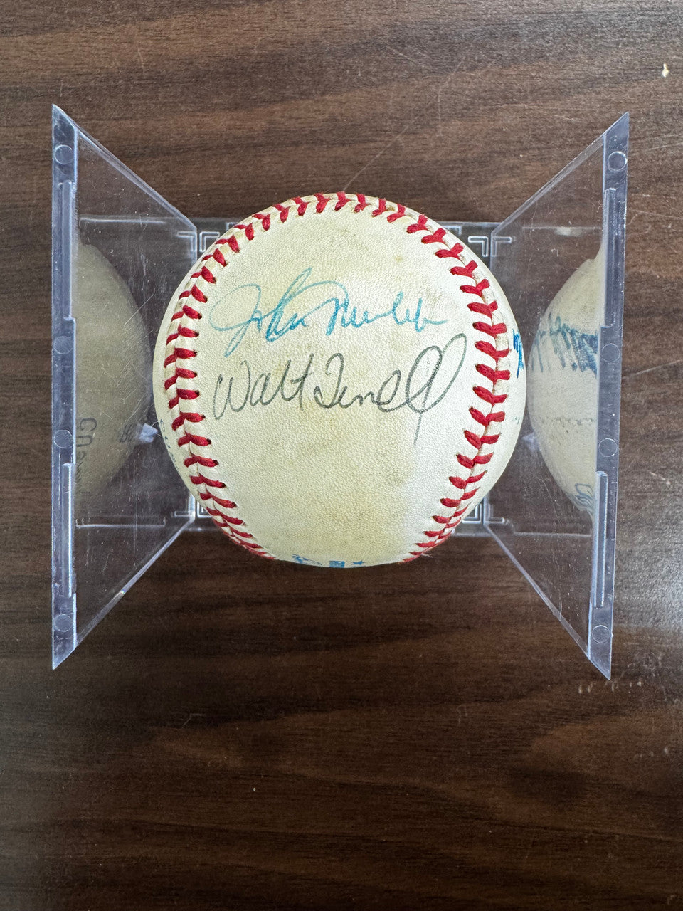 Kaline, Brookens, Hiller ++ Signed Autographed Rawlings OAL Baseball JSA