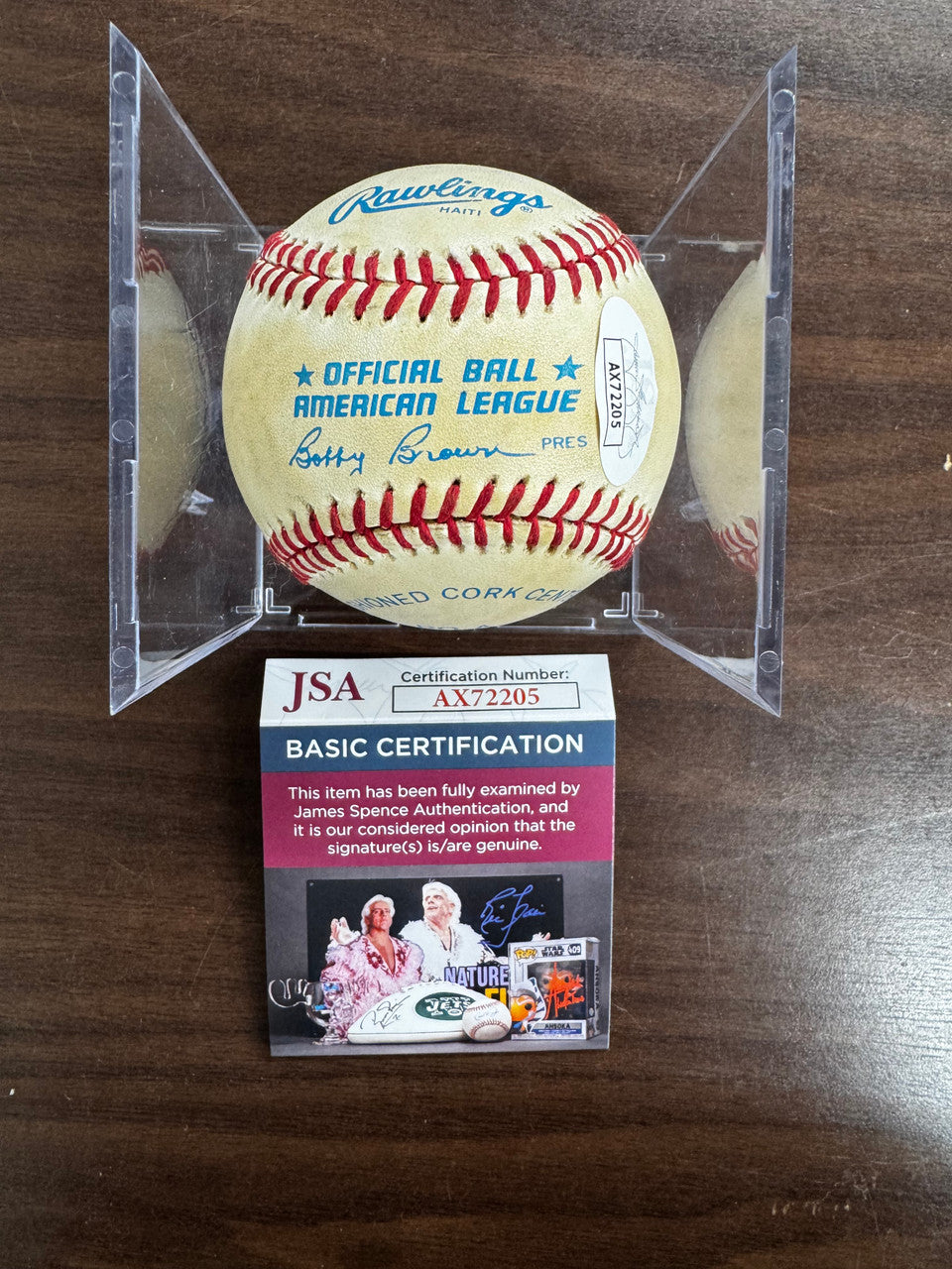 Kaline, Brookens, Hiller ++ Signed Autographed Rawlings OAL Baseball JSA