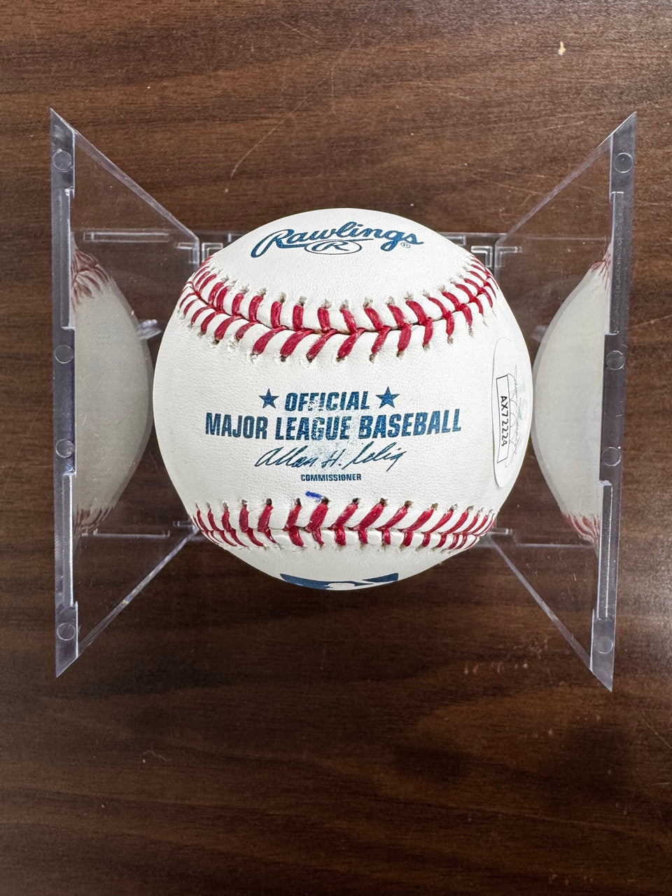 Jim Leyland Signed Autographed Rawlings OML Baseball JSA *224
