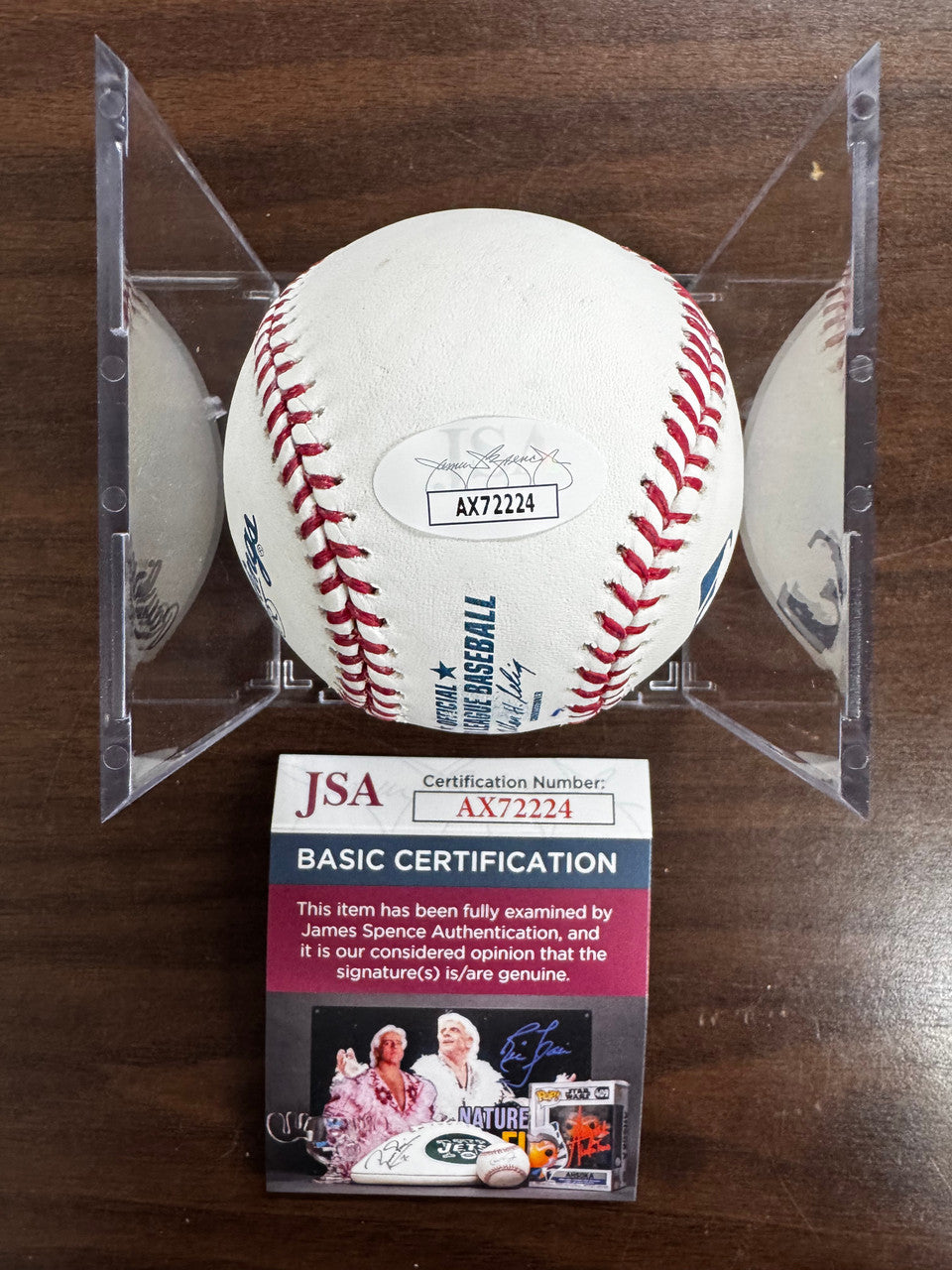 Jim Leyland Signed Autographed Rawlings OML Baseball JSA *224