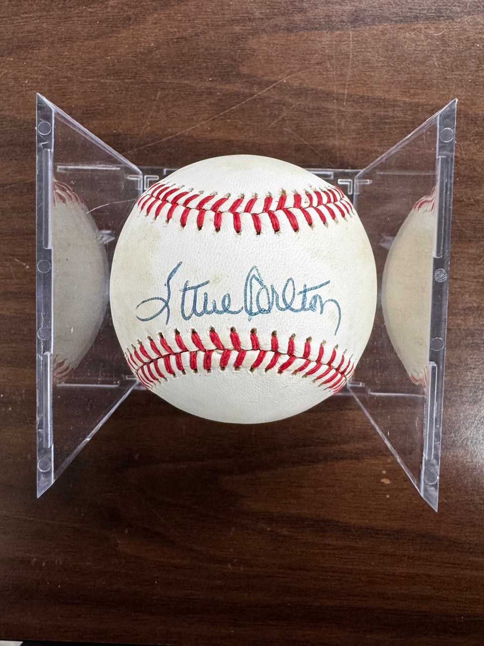 Steve Carlton Signed Autographed Rawlings OAL Baseball JSA *664