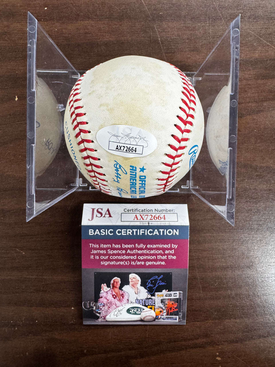 Steve Carlton Signed Autographed Rawlings OAL Baseball JSA *664
