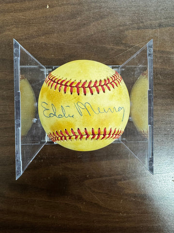 Eddie Murray Signed Autographed Rawlings OAL Baseball JSA *222