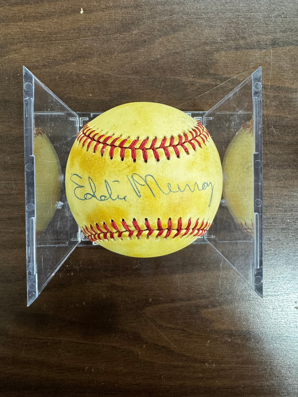 Eddie Murray Signed Autographed Rawlings OAL Baseball JSA *222