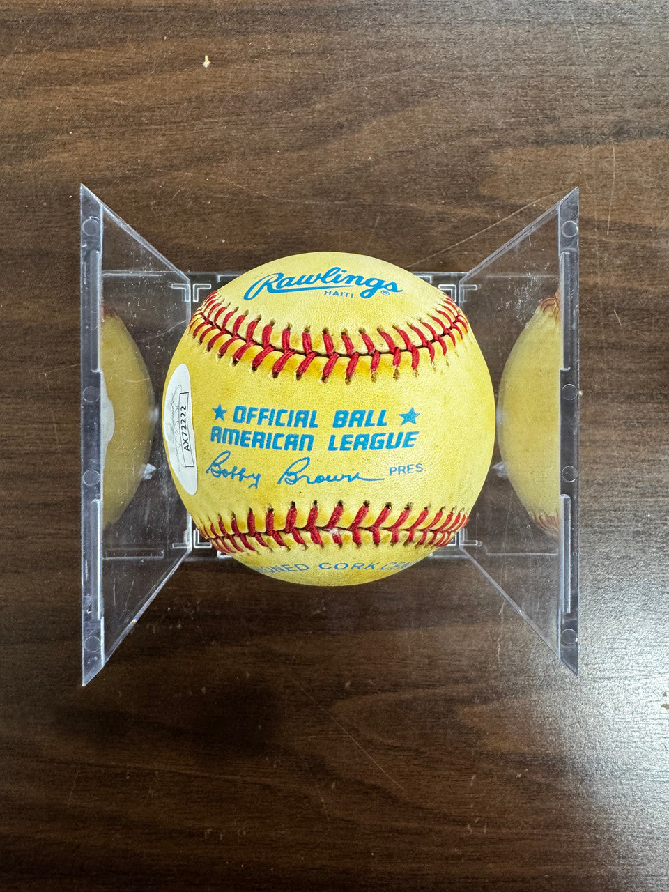 Eddie Murray Signed Autographed Rawlings OAL Baseball JSA *222