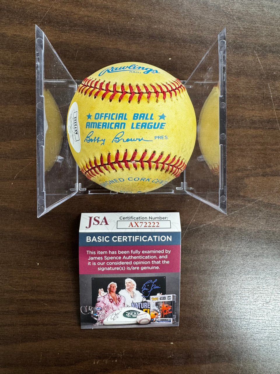 Eddie Murray Signed Autographed Rawlings OAL Baseball JSA *222