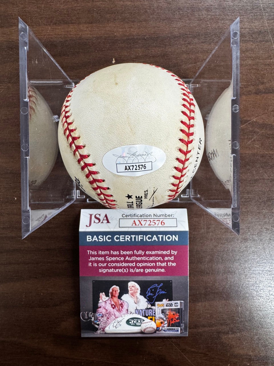 Craig Biggio Signed Autographed Rawlings ONL Baseball JSA *576
