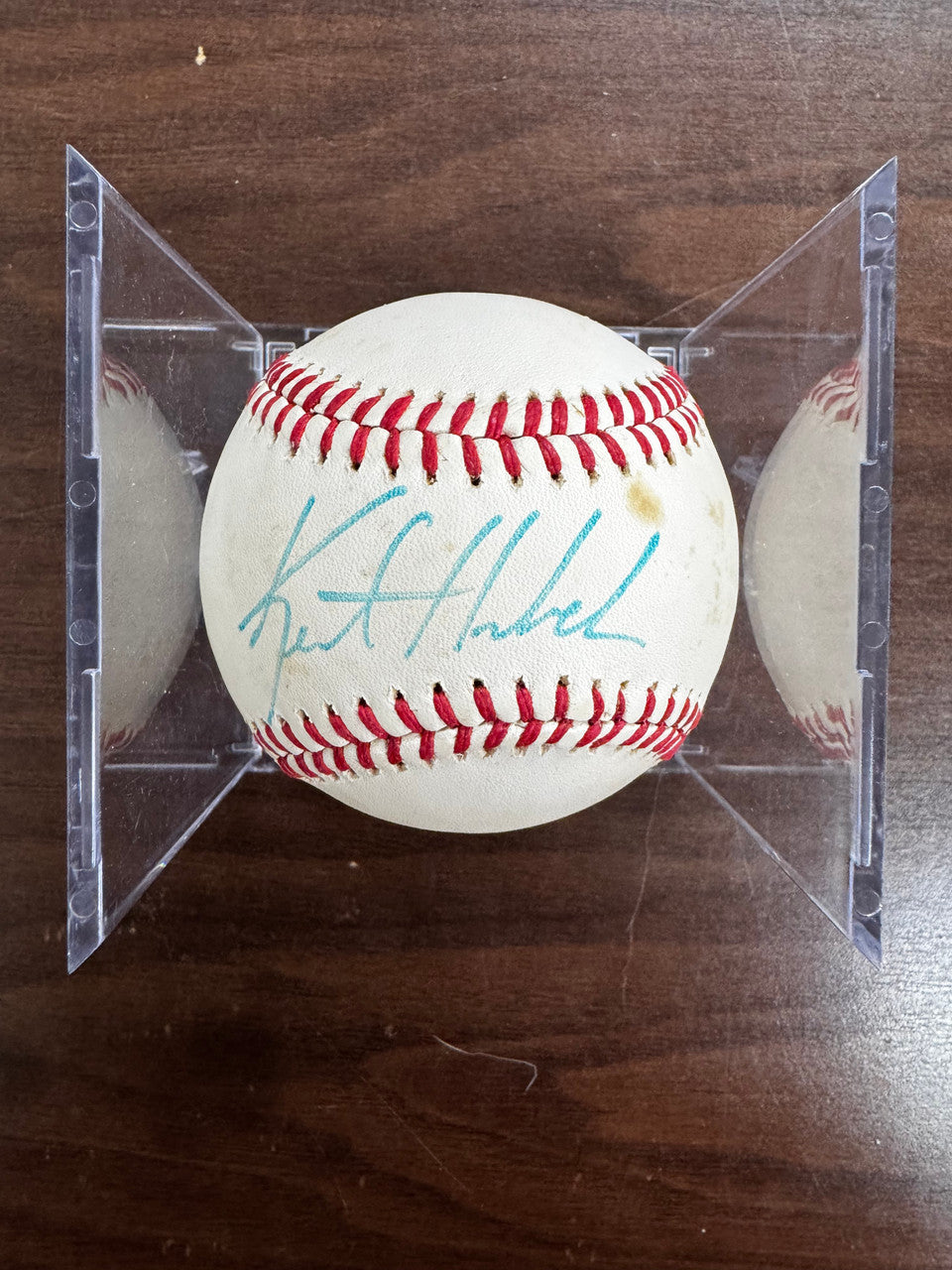 Kent Hrbek Signed Autographed Rawlings OAL Baseball JSA
