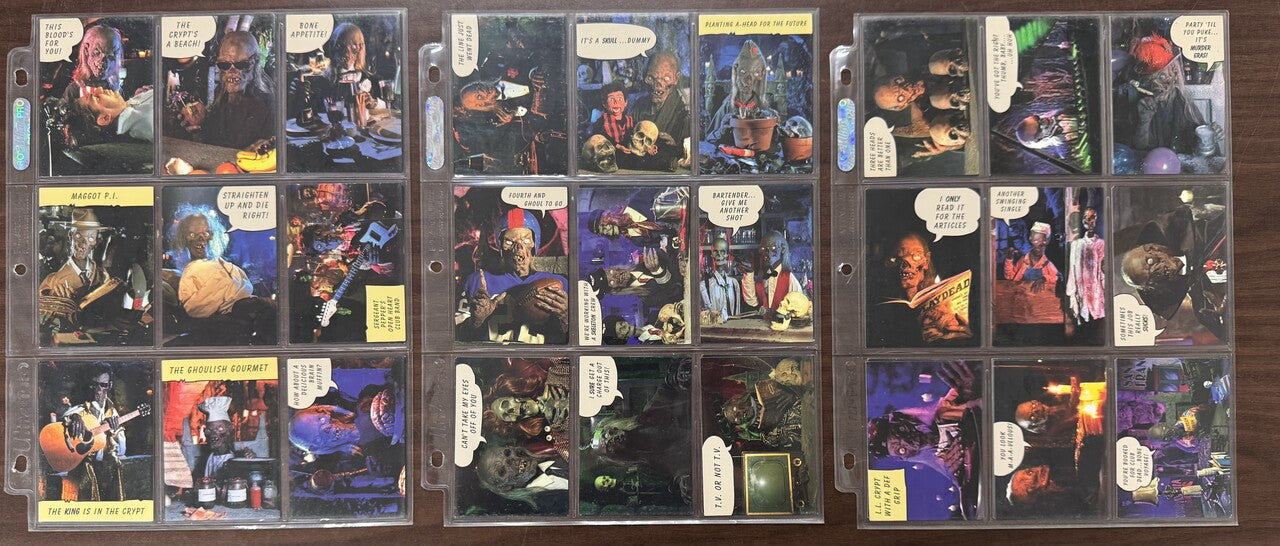 1993 Cardz Distribution Tales from the Crypt Complete Card Set (110) NM