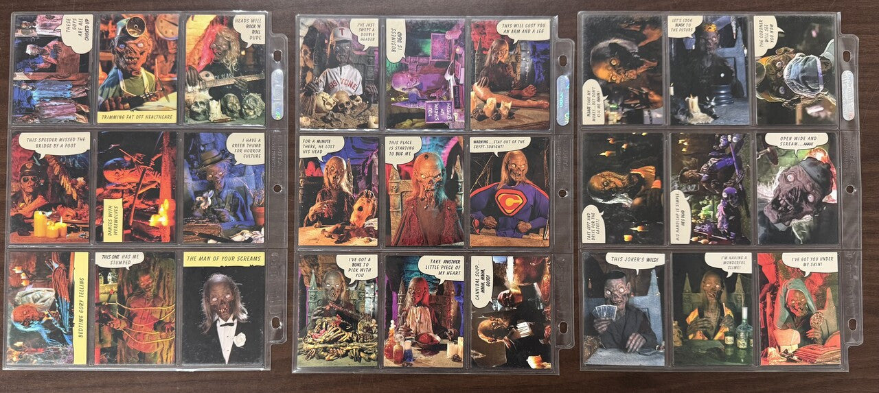 1993 Cardz Distribution Tales from the Crypt Complete Card Set (110) NM