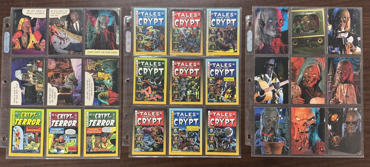 1993 Cardz Distribution Tales from the Crypt Complete Card Set (110) NM