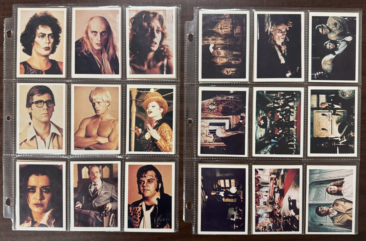 1975 20th Century Fox Rocky Horror Picture Show Complete Card Set (60) NM