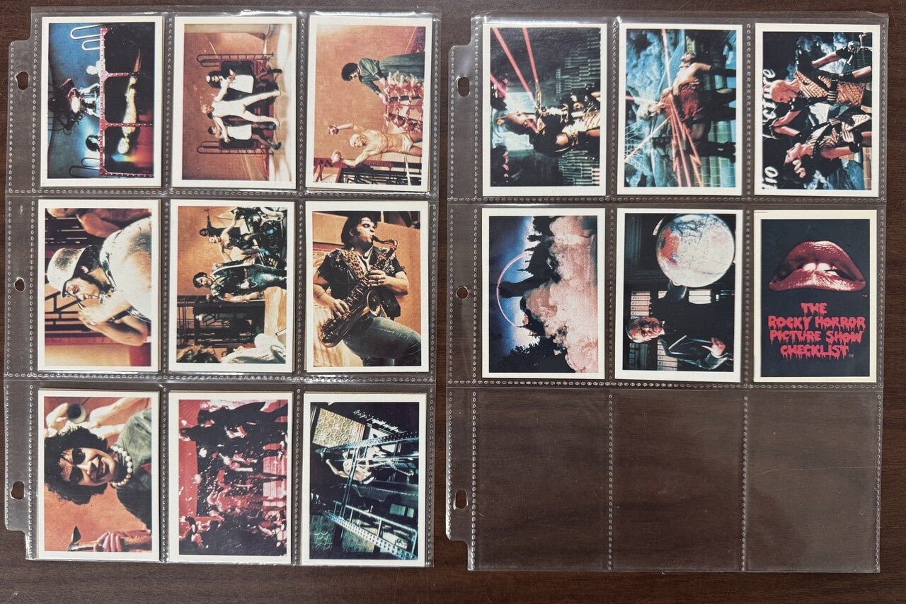 1975 20th Century Fox Rocky Horror Picture Show Complete Card Set (60) NM