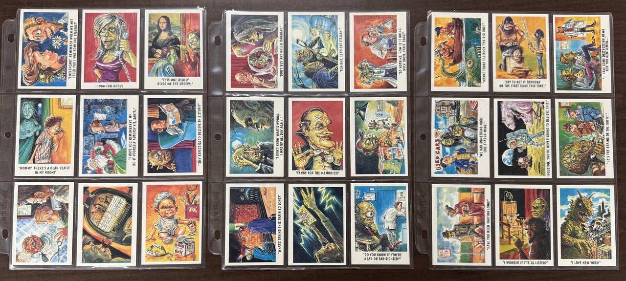 1992 Imagine You Slay Me! Complete Card Set (60) W/ Illustrator Inserts (3) NM