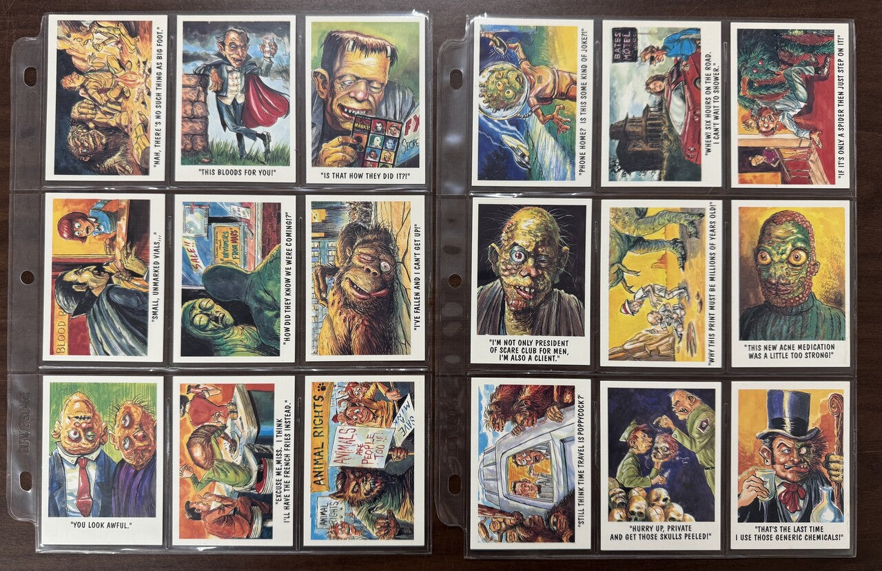 1992 Imagine You Slay Me! Complete Card Set (60) W/ Illustrator Inserts (3) NM