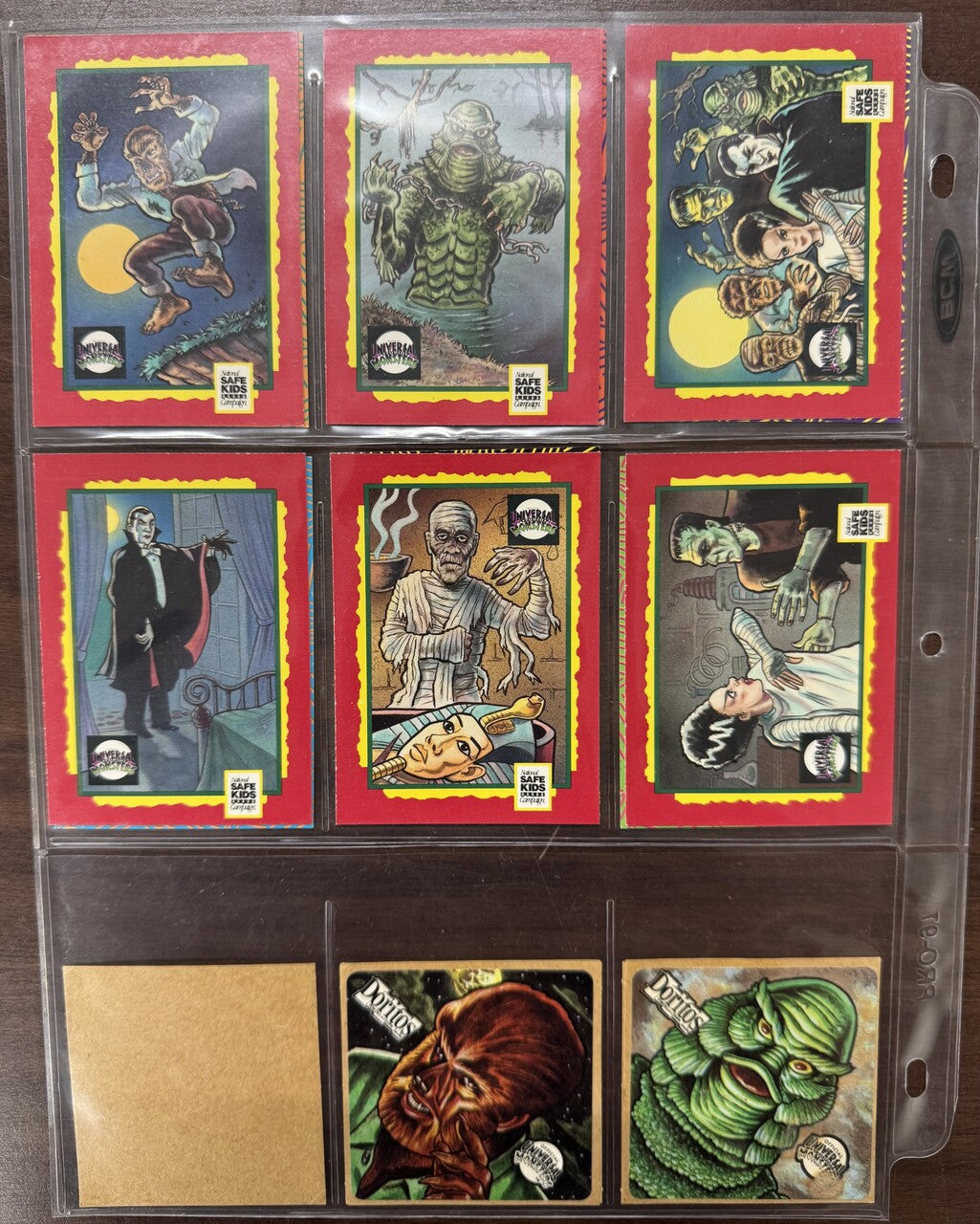 1992 Universal Monsters Pepsi, Doritos, Impel Treats Promo Card Lot