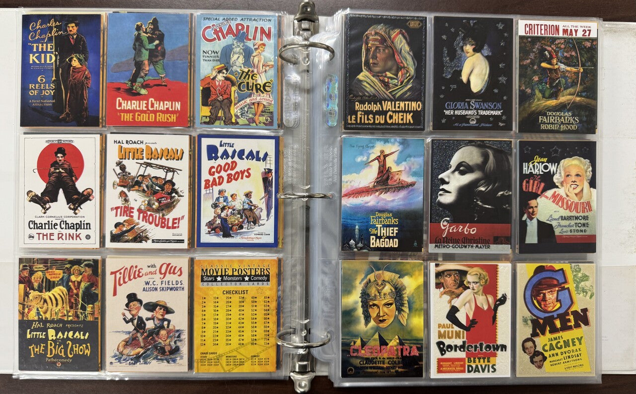 2007/09 Breygent Marketing Vintage Movie Posters Complete Sets NM