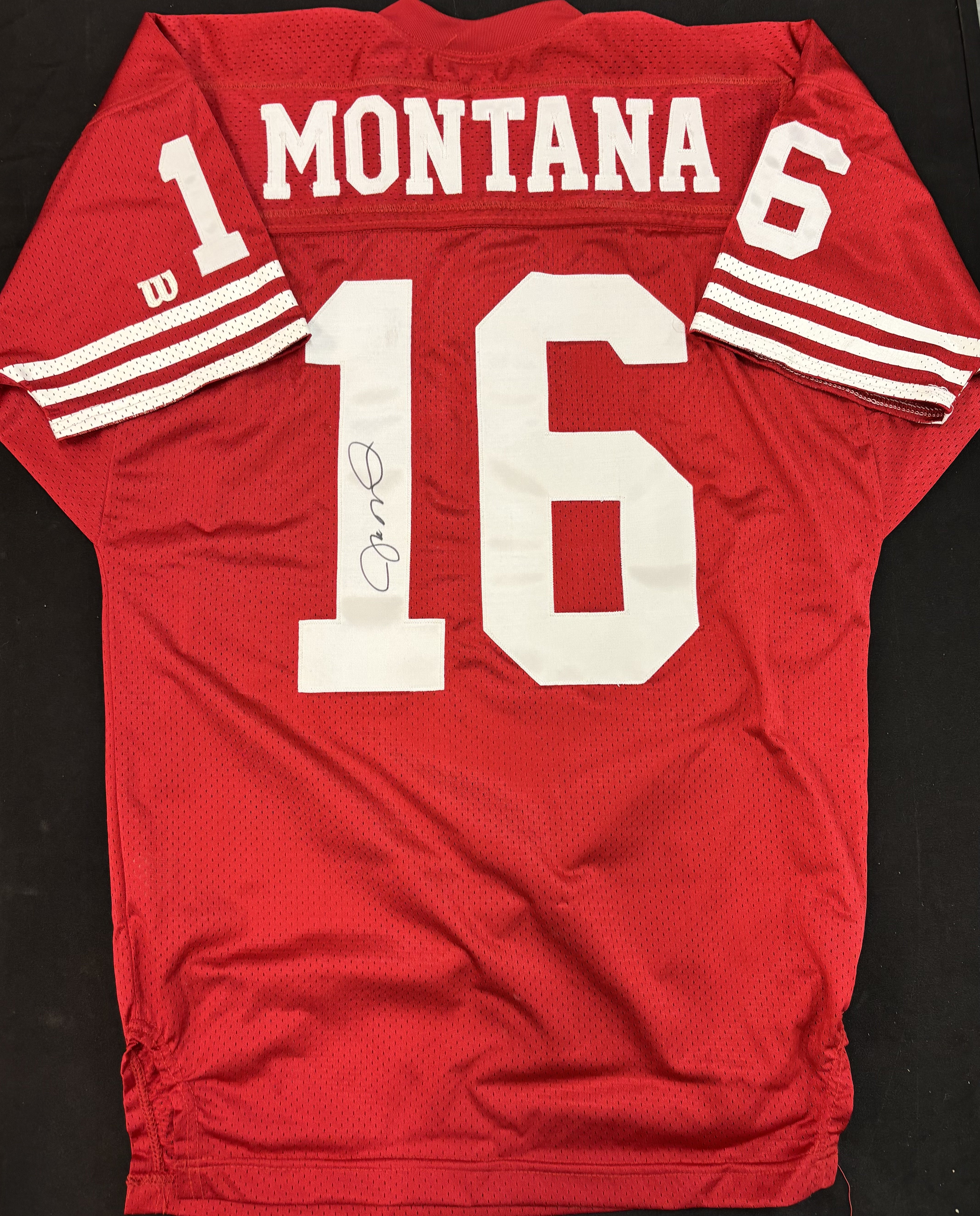 Joe Montana 49ers Signed Autographed Pro Line Wilson Authentic Field Jersey UDA
