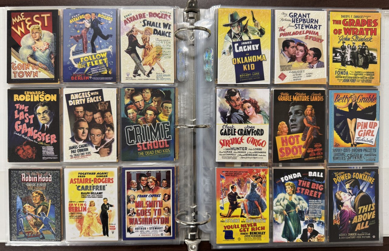2007/09 Breygent Marketing Vintage Movie Posters Complete Sets NM
