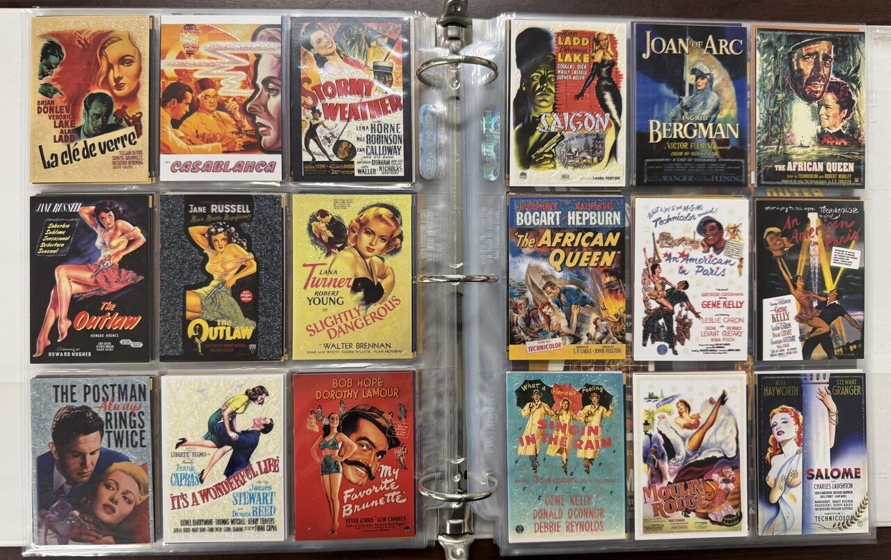 2007/09 Breygent Marketing Vintage Movie Posters Complete Sets NM