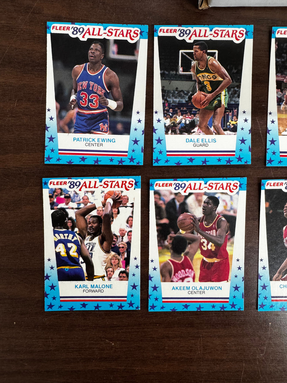 1989-90 Fleer Basketball Complete Set (168) w/ Stickers (11) NM-MT