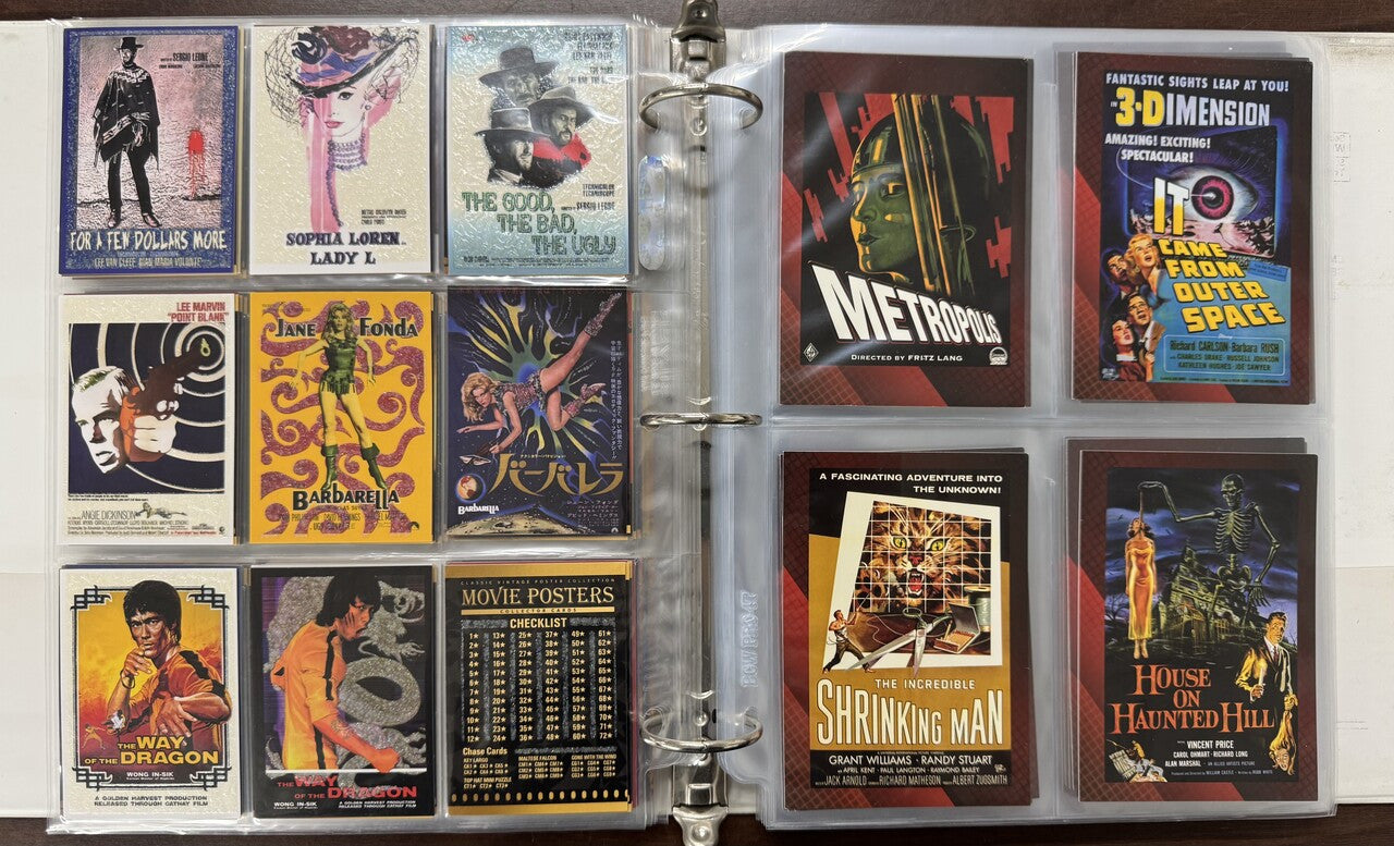 2007/09 Breygent Marketing Vintage Movie Posters Complete Sets NM