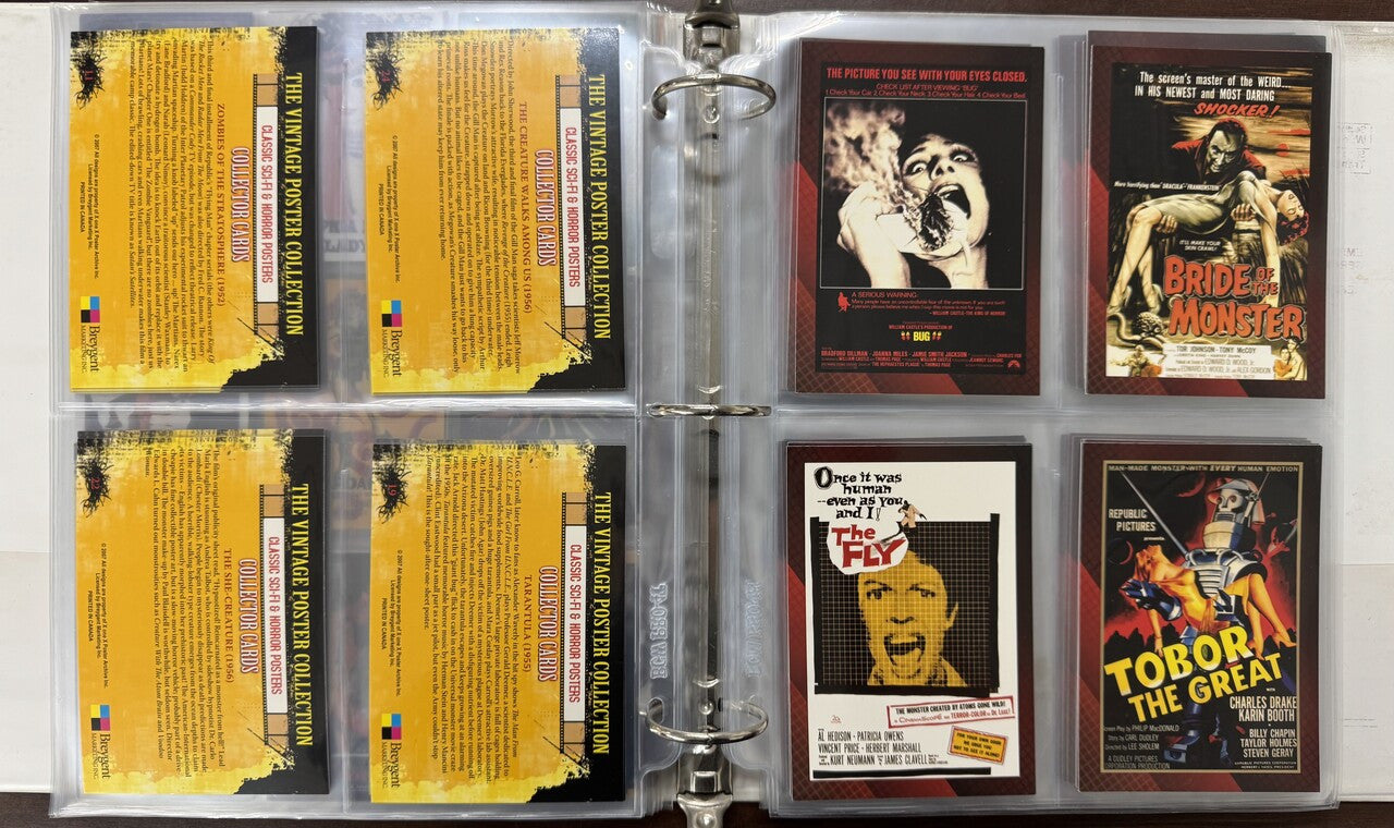 2007/09 Breygent Marketing Vintage Movie Posters Complete Sets NM