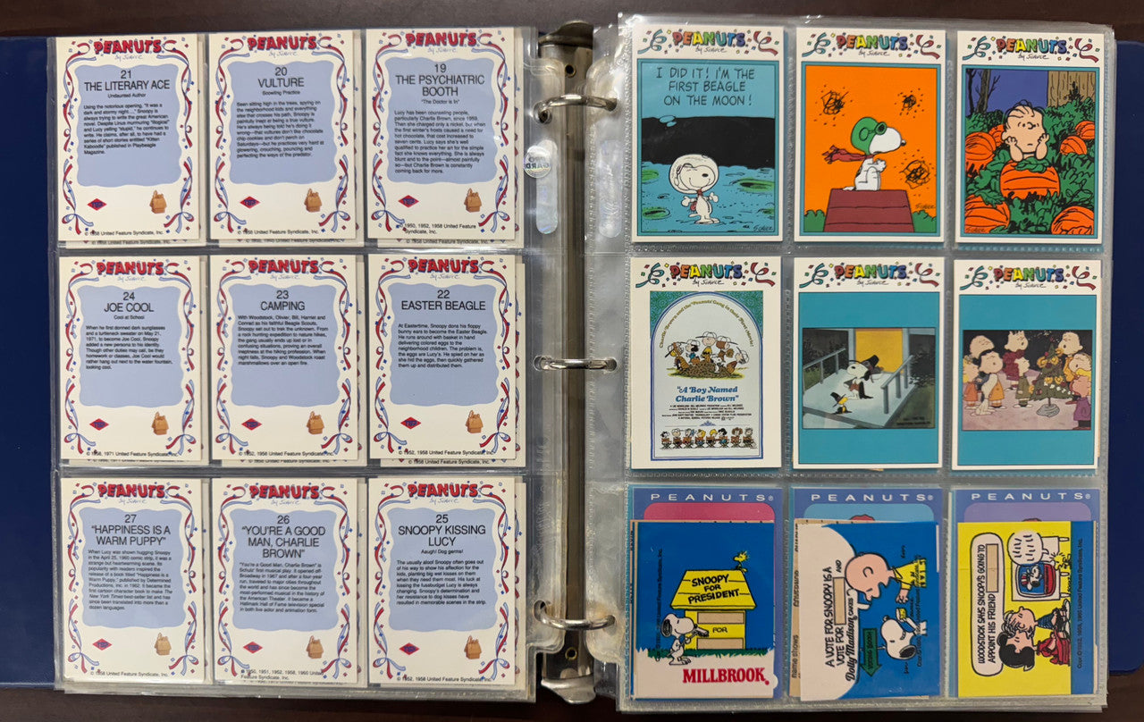 1992 Pro Sport Peanuts Complete Card Master Set (400) W/ Bonus Sets NM