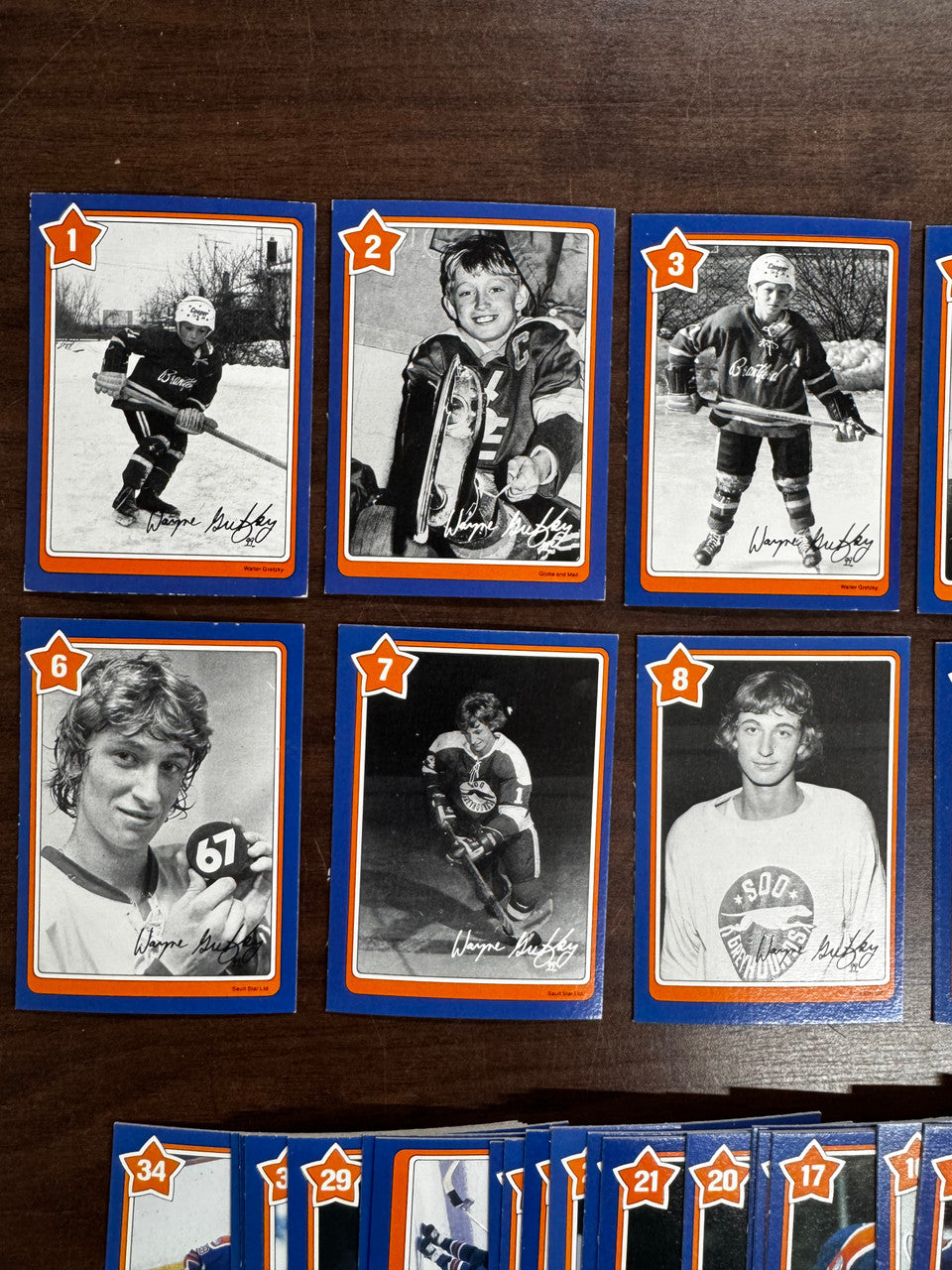 1982-83 Neilson's Wayne Gretzky Complete Set (50) NM Overall