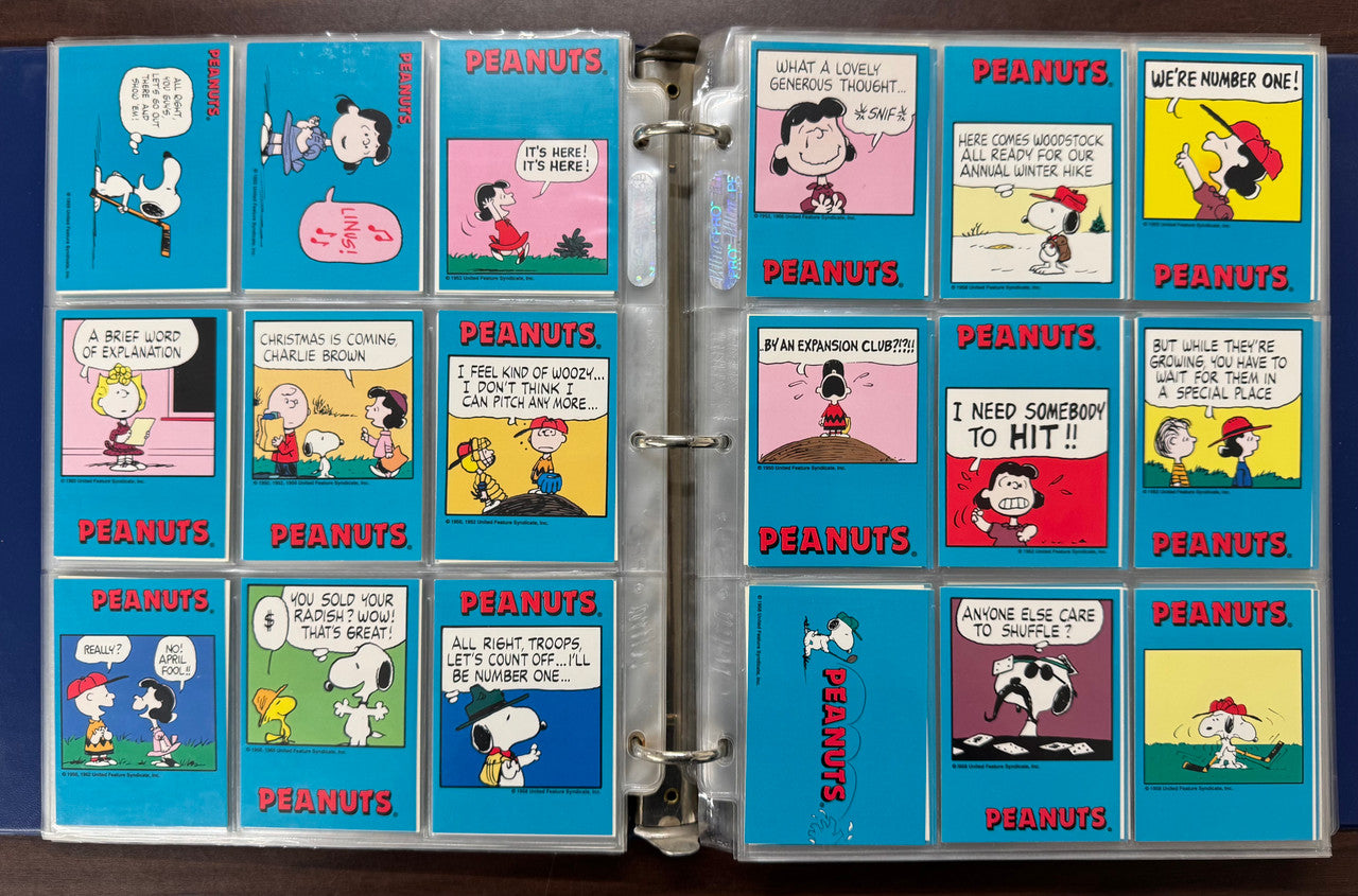 1992 Pro Sport Peanuts Complete Card Master Set (400) W/ Bonus Sets NM