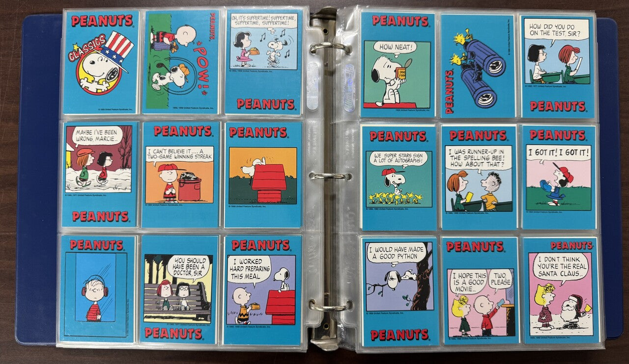 1992 Pro Sport Peanuts Complete Card Master Set (400) W/ Bonus Sets NM