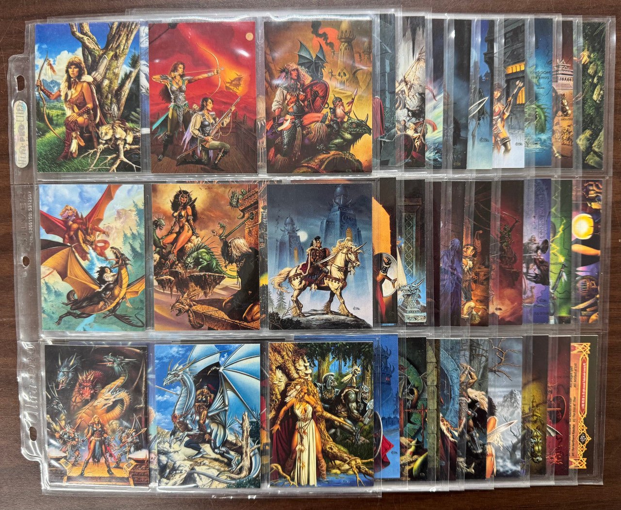 1995 FPG Clyde Caldwell Complete Card Set (90) NM