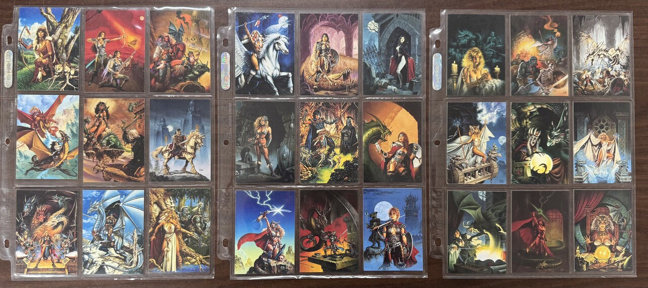 1995 FPG Clyde Caldwell Complete Card Set (90) NM