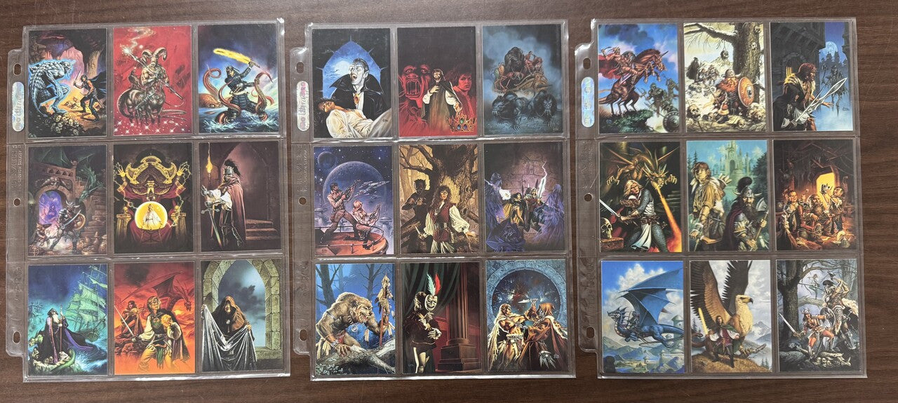 1995 FPG Clyde Caldwell Complete Card Set (90) NM