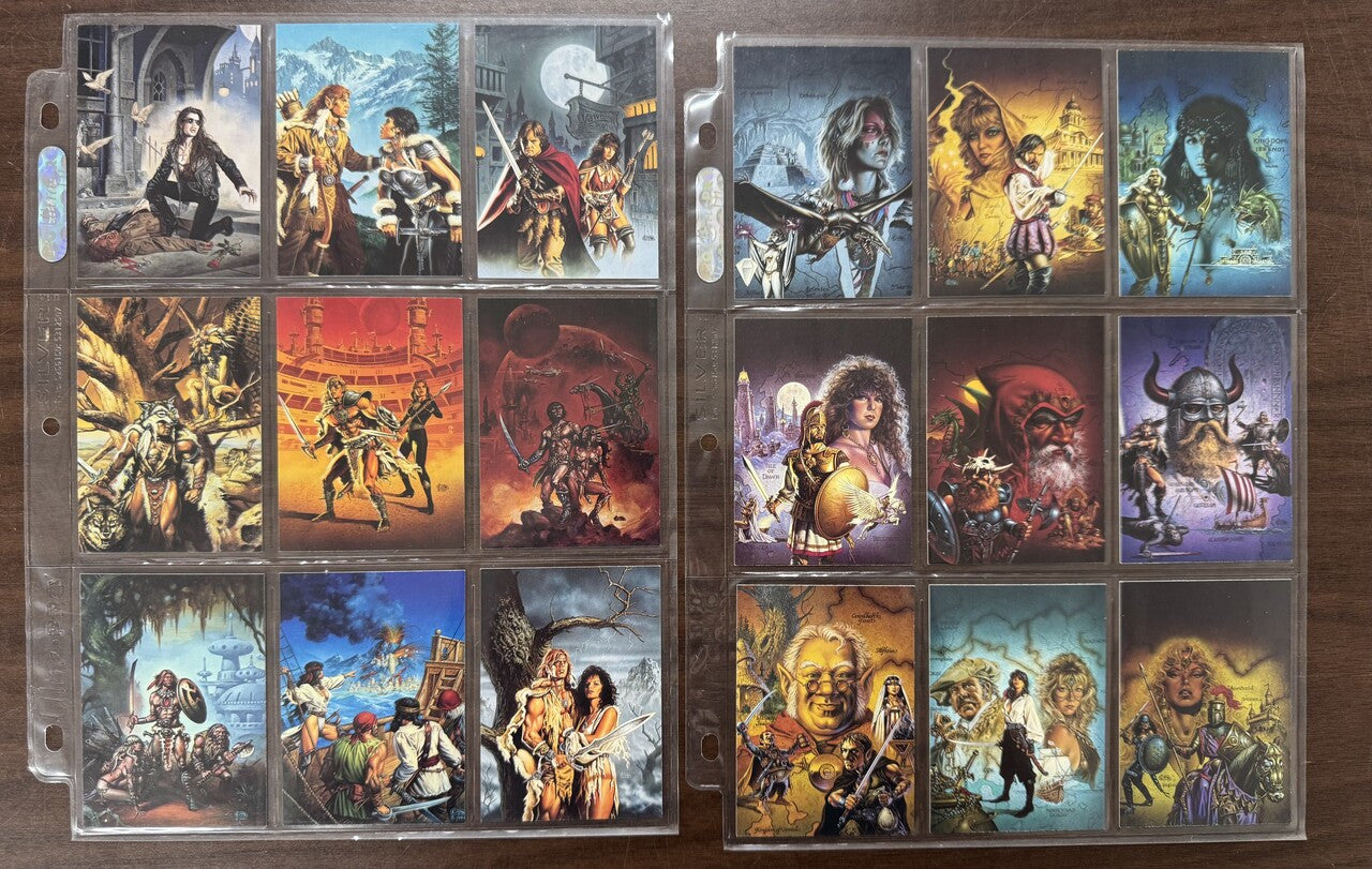 1995 FPG Clyde Caldwell Complete Card Set (90) NM
